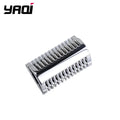 Yaqi Safety Razor Head, 316 Stainless Steel Polished Melon Design