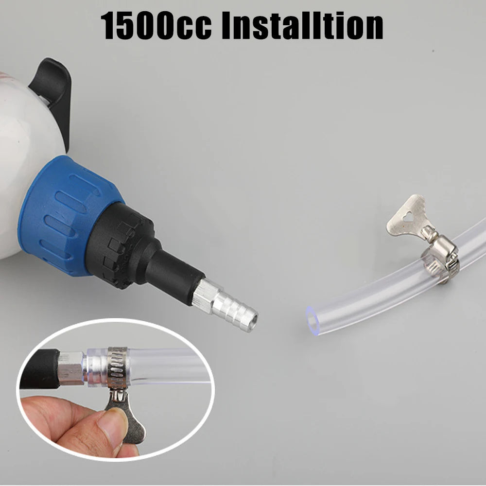 200cc 500cc 1500cc Fuel Transfer Filling Syringe Injecting Pump Suction Vacuum Brake Liquid Manual Car Oil Fluid Extractor