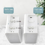 Garden Drip Irrigation Device Double Pump Controller Timer System, Solar Energy Intelligent Automatic Watering Device for Plants