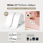 2 Rolls NIIMBOT B1 B21 B3S Thermal Label Clothing Price Food Self-adhesive Tag Waterproof Office Pocket Printer Label Paper