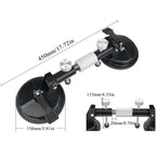 Suction Cups Heavy Duty Aluminum Vacuum Plate Handle Glass Holder Hooks to Lift Large Glass/Tile Lifter/Moving Glass/Dent Puller