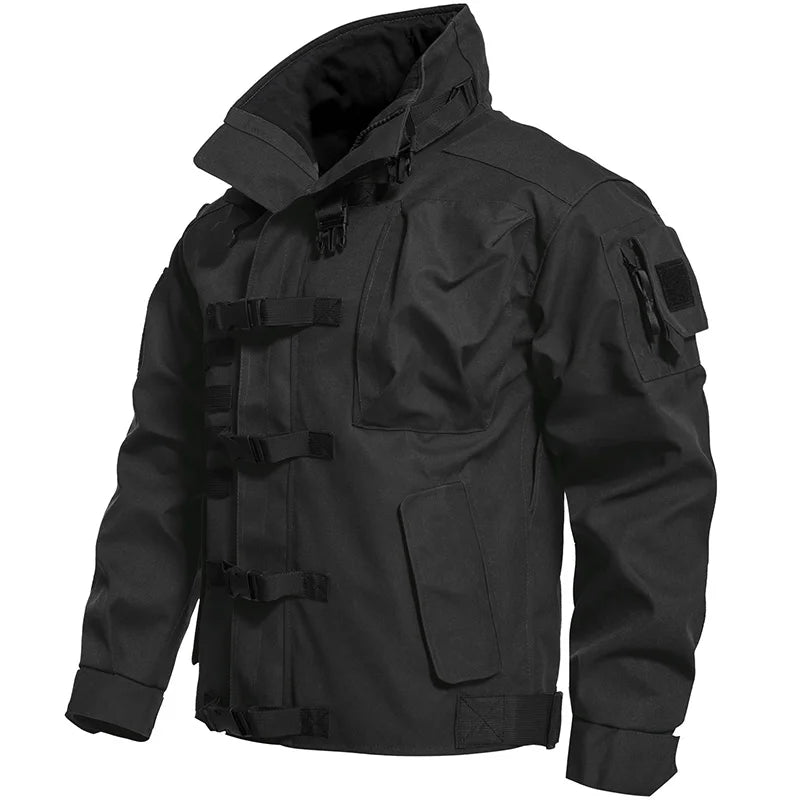 Lynjacye Motorcycle Bomber Jacket Cotton Stand Collar Patch Flight Coat Men Women