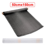 3K 200gsm Carbon Fiber Cloth 50cm/30cm wide Plain Carbon Fabric For Commercial Car Part Sport Equipment