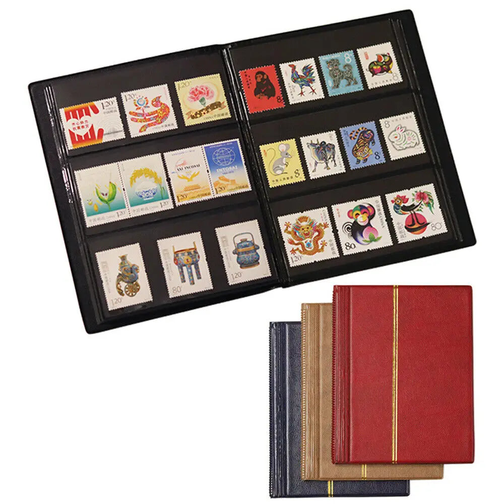20 Sheets Stamps Collection Album Empty Stamps Storage Collection Organise Album