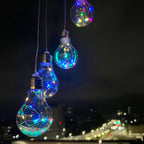 1pc of Solar Outdoor Courtyard Bulb Wind Chime Landscape Decorative Light, Outdoor LED Wind Chime Light for Festive Illumination