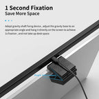 50cm Monitor Light Bar USB Screen Hanging Lamp Stepless Dimming Desk Light Black/White