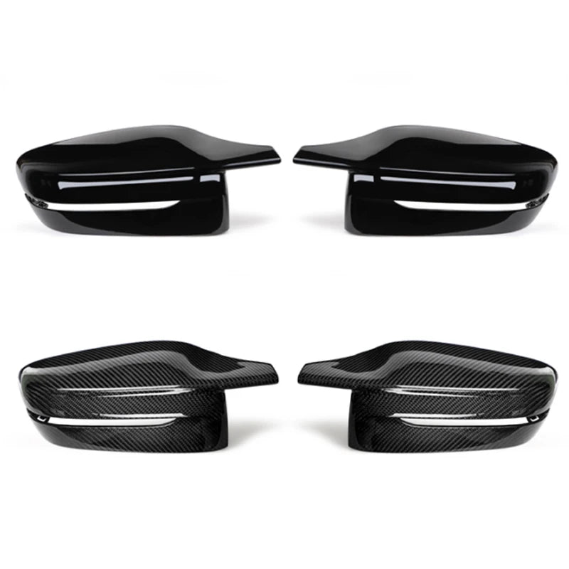 G30 G38 Bright Black Side Wing Rearview Mirror cover caps For BMW 2 3 4 5 7 Series G20 G21 G28 G22 G11 G12 G42 M4 style LHD RHD