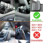 1 Pair Aluminum Alloy Paddle Shifter For Honda Accord Odyssey Acura MDX, ILX,  RDX, TLX, TSX Steering Wheel Shift Paddle Shifter