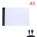 A3/A4/A5 Three Level Dimmable Led Light Pad Drawing Board Pad Tracing Light Box Eye Protection Easier for Diamond Painting