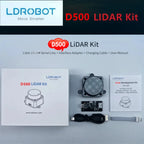LDROBOT D500 kit 12meters Radar Lidar COIN-D4 Scanner 360 Degree Scanning 30000Lux Support ROS1 and ROS2 for Indoor and outdoor