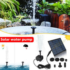 11/15.5cm Solar - Charged Water Fountain Pumps with Panels: 8 - Nozzle Outdoor Watering Equipment Garden Decoration Sets