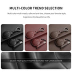 Leather Car Key Case Cover for BMW MINI COOPER S ONE JCW F54 F55 F56 F57 F60 CLUBMAN COUNTRYMAN Remote Fob Holder Shell Keychain
