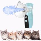 Portable Pet Nebulizer Low Noise Animal Inhalation Machine For Cat Dog Respiratory Care Home Pet Health Supplies