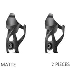 Carbon Fiber Bicycle Water Bottle Cage Holder, One-Piece High Strength, Glossy/Matt Black, Red, White
