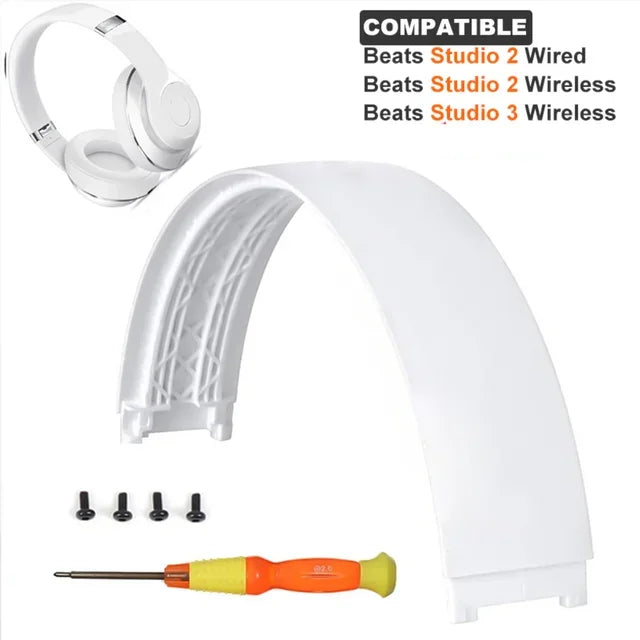 Replacement Headband Arch Plastic Parts Kit for Beats Studio 2.0/3 Headphones, Multiple Colors