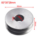 For A Type V Belt V Belt Pulley Dia 50mm 100 Cast Iron Double Slot Pulley Power Tool Accessory V Belt Pulley A Type