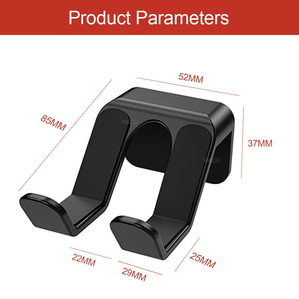 Wall Mount Controller & Headphone Holder Self-Adhesive Bracket, Black/White 1pc-4pc