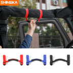 4x4WD Armrest Top Grab Handles Grip Bar Pulling Tab Roll Bar Mount For Jeep Wrangler CJ TJ JK JL Sports Sahara Rubicon