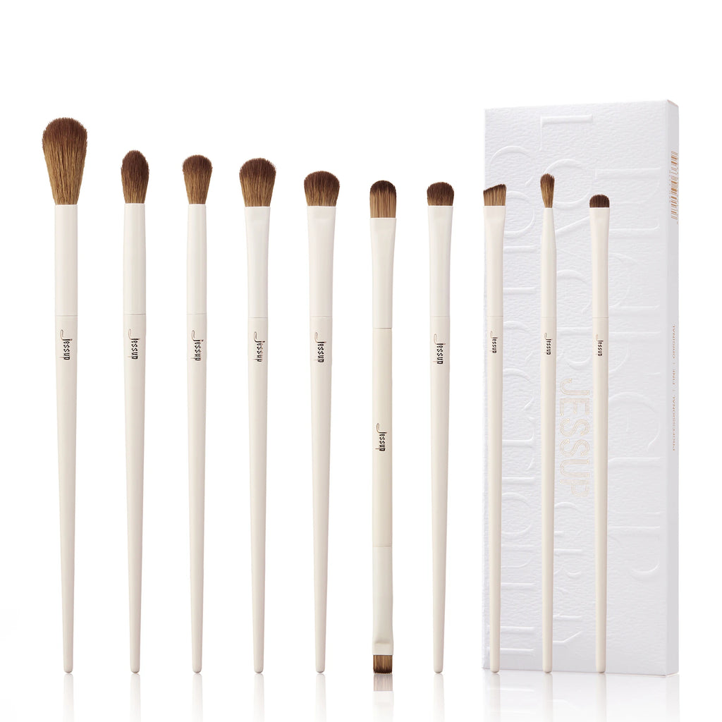 Jessup Makeup Brushes Set,10-14pcs Make Up Brush Contour Foundation Powder Eyeshadow Highlight Blending Concealer Liner T336