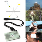 Survival Signal Mirror Emergency Rescue Outdoor Marine Kayak Mirror Reflection Signal Mirror Traval Hiking Accessory