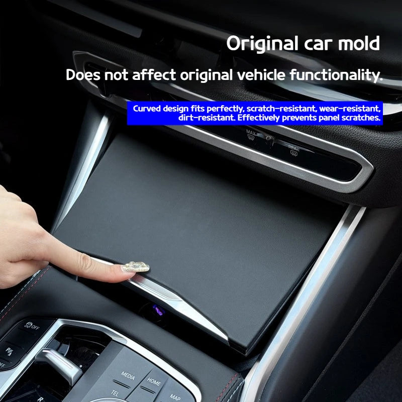 For BMW 3 Series i3 G20 2020-2026 The stitching and sponge interior accessories on both sides of the central control gear panel