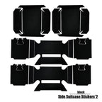 For R1300GSA R 1300 GS ADV R1300GS Adventure 2025- Motorcycle Suitcase Stickers Protective PEVA Frosted Anti-slip Sticker