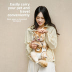 Breathable Cat Backpack Carrier, Hands-Free Foldable Pet Travel Bag, Water-Resistant, Sizes S-XL