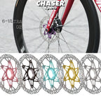 Chaser New 6-ULTRA G2 Ultralight Center Lock Disc Brake Discs Road Bike Gravel Disc Brake Disc 160/140mm Without Locking Cover