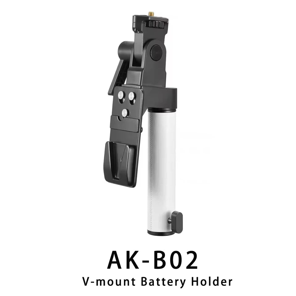 Godox AK-B01 NP-F Battery AK-B02 V Mount Battery Grip Holder for ML60 ML60II BI ML100BI ML100R Led Light Stand Tripod