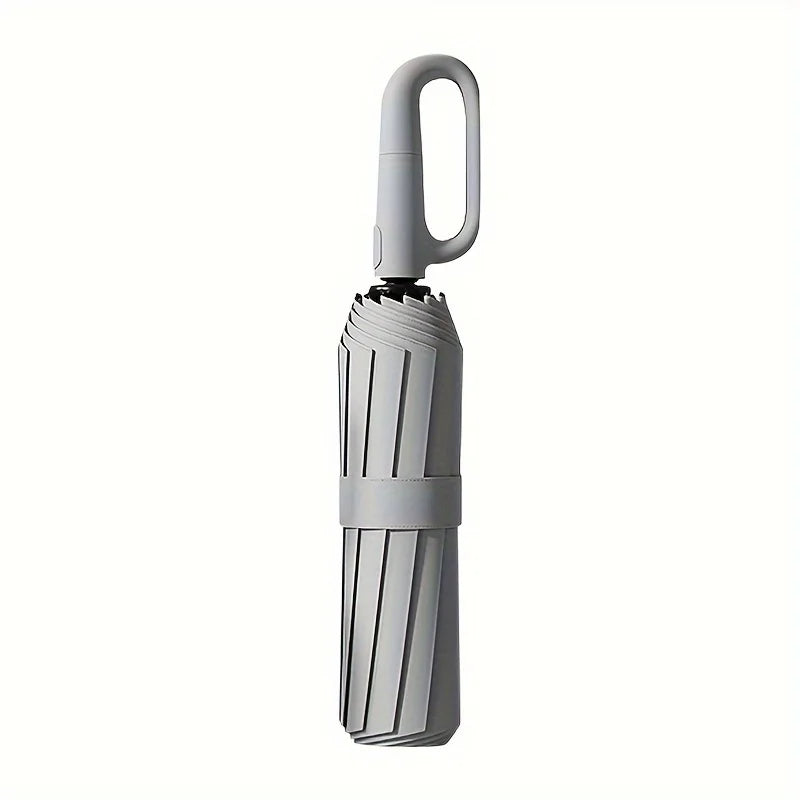 10-rib automatic folding umbrella, extra large windproof reinforced canopy, 1pc