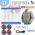 Summer 4 Fans Air Conditioning Cooling Vest Men Women Ultralight Outdoor Jacket Sun Protection Windbreaker Travel Fishing Sports