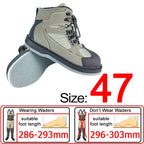 Fishing Shoes, Outdoor Fly Fishing Boots, Felt or Rubber Sole Sea River Reef Rock Fishing Boots, Hunting Fishing Waders Boots
