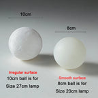 Retro Round Resin Wall Sconce Lamp 20cm/27cm, Warm or Cool White LED, Indoor Corridor