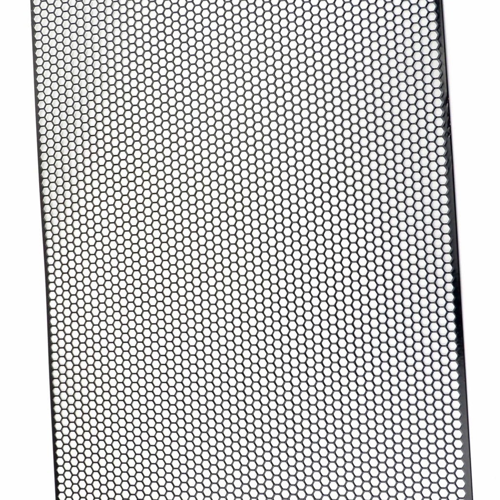 100cmx33cm Aluminum Grille Mesh Grill Cover Car Bumper Fender Hood Vent Grille Net Grid Ventilation Grille 6mm Hole Hexagon