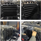 2 Row 4 Row 6 Row 8 Row 10Row 16Row Universal Remote Transmission Oil Cooler Auto-Manual Radiator Converter Aluminum Kit