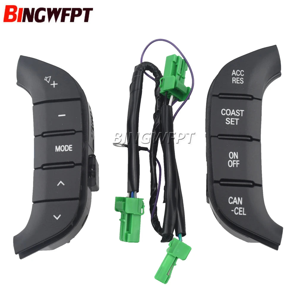 Black Steering Wheel Cruise Control Switch Button 8602A045 8701A383 8602A006 8701A066 For Mitsubishi Pajero 2007-2016