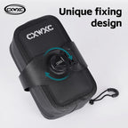 CXWXC TPU Bicycle Saddle Bag 0.6L Self Locking Knob Tail Bag Portable BOA Cycling Bag Waterproof Thick Hardened Mini Bike Bags