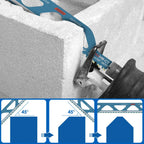 Reciprocating Saw Blade 10/12/18/20in Universal Cutting Recip Sabre Saw Blade Masonry Cutting Blade for Cement Composite Panels