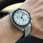 Strap for Omega X Swatch Joint MoonSwatch 20mm Curved End Silicone Rubber Band for Seamaster 300 Waterproof Sport Watch Bracelet