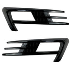 Front Bumper Splitter Air Vent Fog Light Grille Trim for VW Golf 7 MK7 2013-2016 ABS