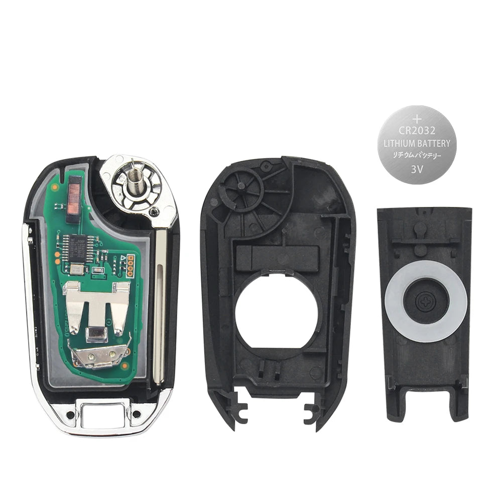 KEYYOU 434MHz FSK ID46-pcf7941 Car Remote Key for Peugeot 208 2008 301 308 5008 508 VA2 Blade HU83 Blade
