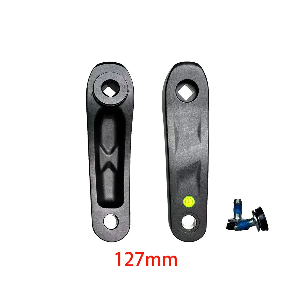 E-Bike Crank Arm Set Alloy Square Taper Hole Exercise Bike Dynamic Crankset 114/127/135/140/152/160/165/170/175 Bicycle Parts