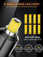 Carlke H1 H7 Led Bulb 360 Canbus Ice H3 H4 H8 H9 H11 D2H Auto Lamp Headlight 8-Sided 9005 Hb3 9006 Hb4 9012 Hir2 Car Fog Lights