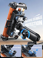 Joyroom Motorcycle Bike Phone Holder Mount with Vibration Dampener For Motorcycle Bike, Scooters ATV/UTV Universal Bicycle Mount
