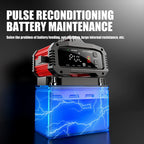 15A/24V 25A/12V Automotive Battery Chargers 350W High Power Smart Booster Pulse Repair Big Digital Display Storage Cell Charger