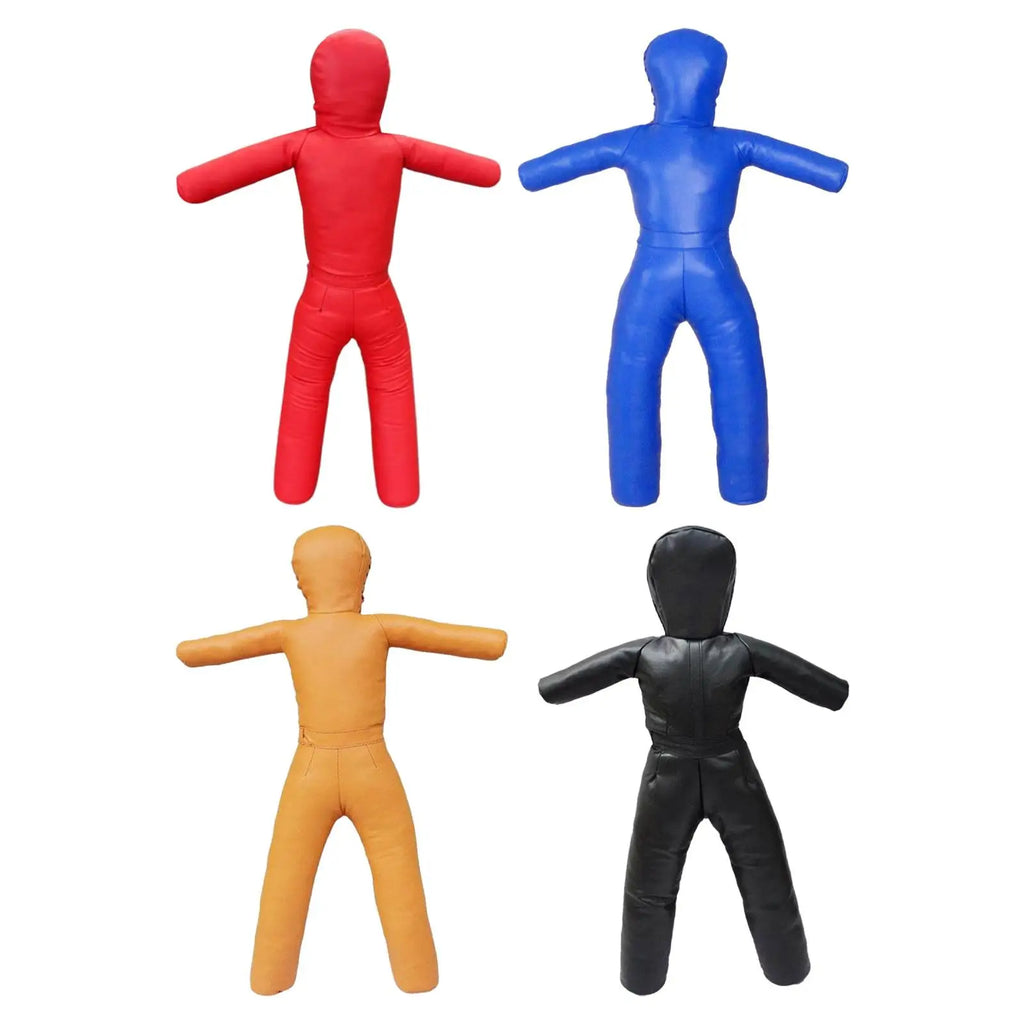 Grappling Training Dummy Boxing Equipment Unfilled Mannequin Sturdy Multiuse Kickboxing Training Prop PU Leather 130cm