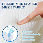 Bath Pillow Bathtub Pillow, Luxury Bath Pillows for Tub Neck and Back Support, Bath Tub Pillow Headrest with Soft 4D Mesh