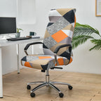 Elastic Rotating Office Chair Cover With Back Anti-dirty Computer Seat Case Spandex Gaming Chairs Slipcover for Armchair