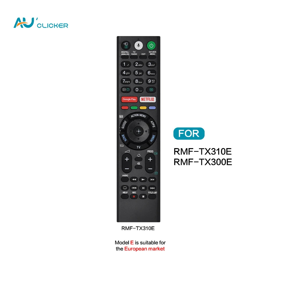 Sony Bravia TV Voice Remote Replacement RMF-TX310E for 4K Ultra HD Smart LED TV