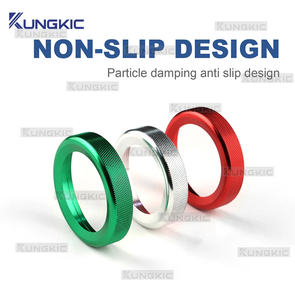 AC Adjustment Knob Rings For Alfa Romeo Giulietta 940 2010 2011 2012 2013 2014 2015 2016 2017 2018 2019 2020 2021 Central Trim